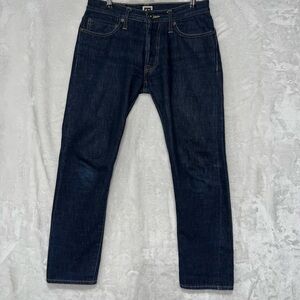 Tellason Gustave Slim Tapered Selvedge White Oak Denim Jeans - Men's Size 29x27